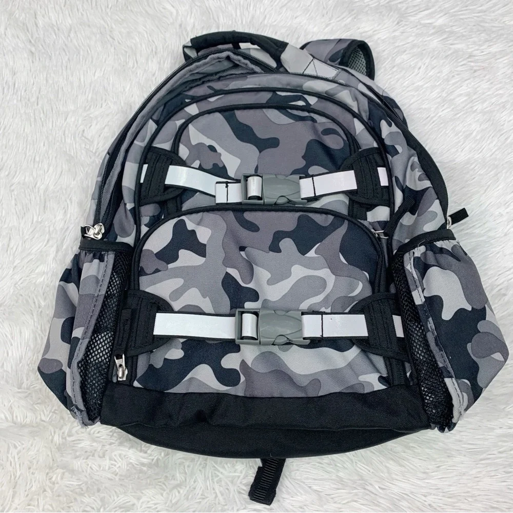Pottery Barn Kids‎ Camouflage Gray and Black Backpack